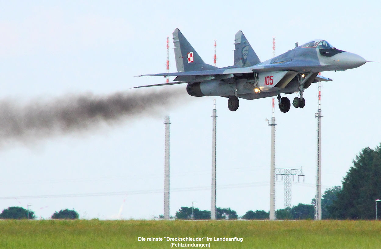 MiG-29 - Landeanflug