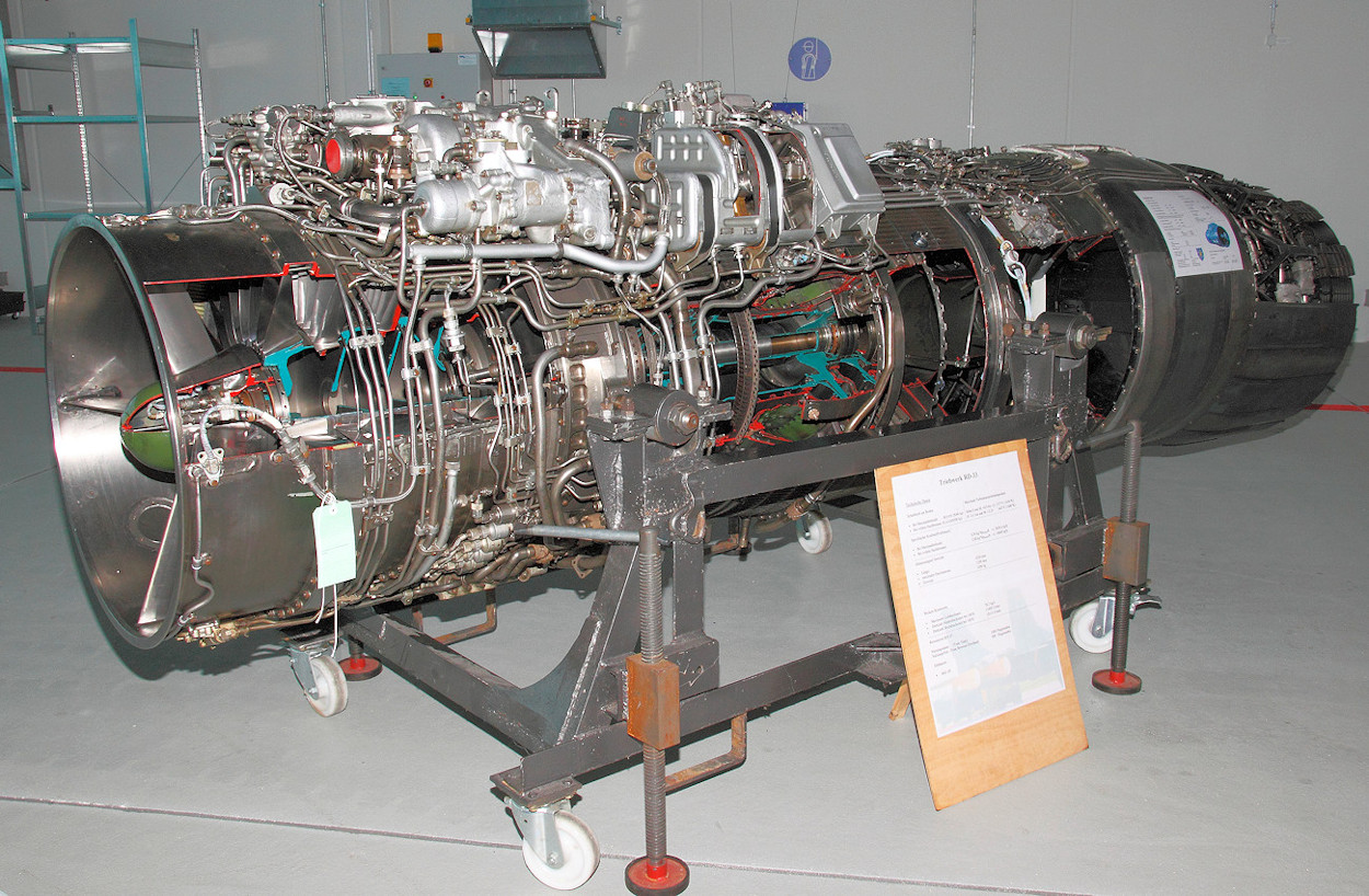 Strahltriebwerk Klimow RD-33 der MiG-29