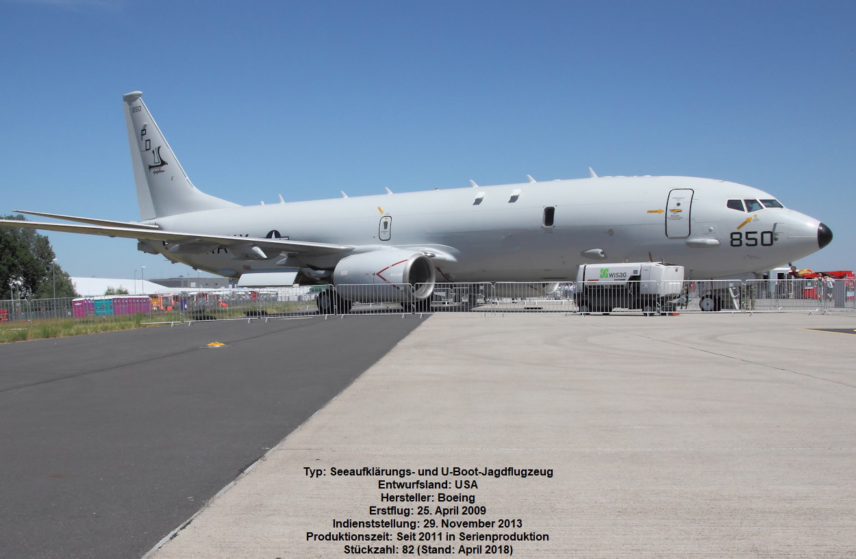 Boeing P-8 Poseidon - Seeaufklärungsflugzeug