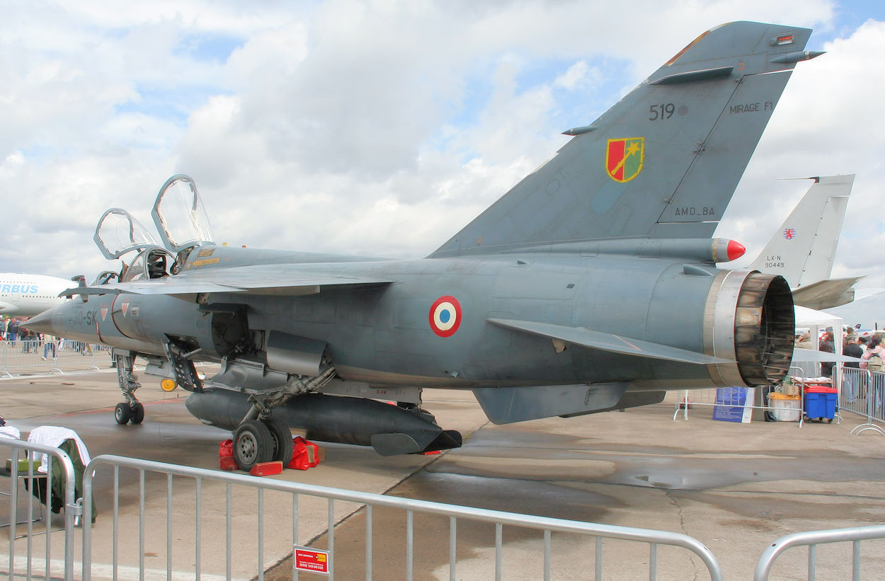 Dassault Mirage F-1 Leitwerk