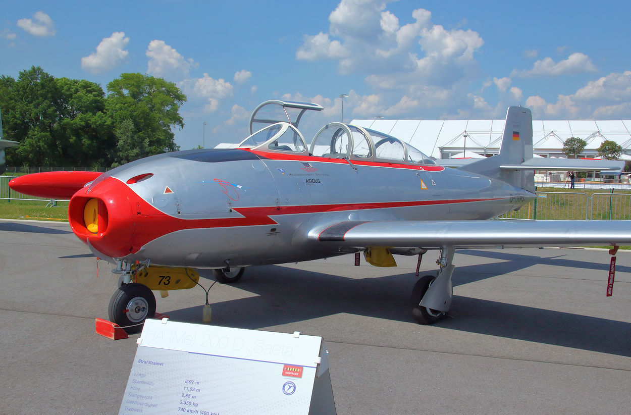 Hispano HA-200 Saeta - von Prof. Willy Messerschmitt entwickelter Trainer der Spanischen Luftwaffe