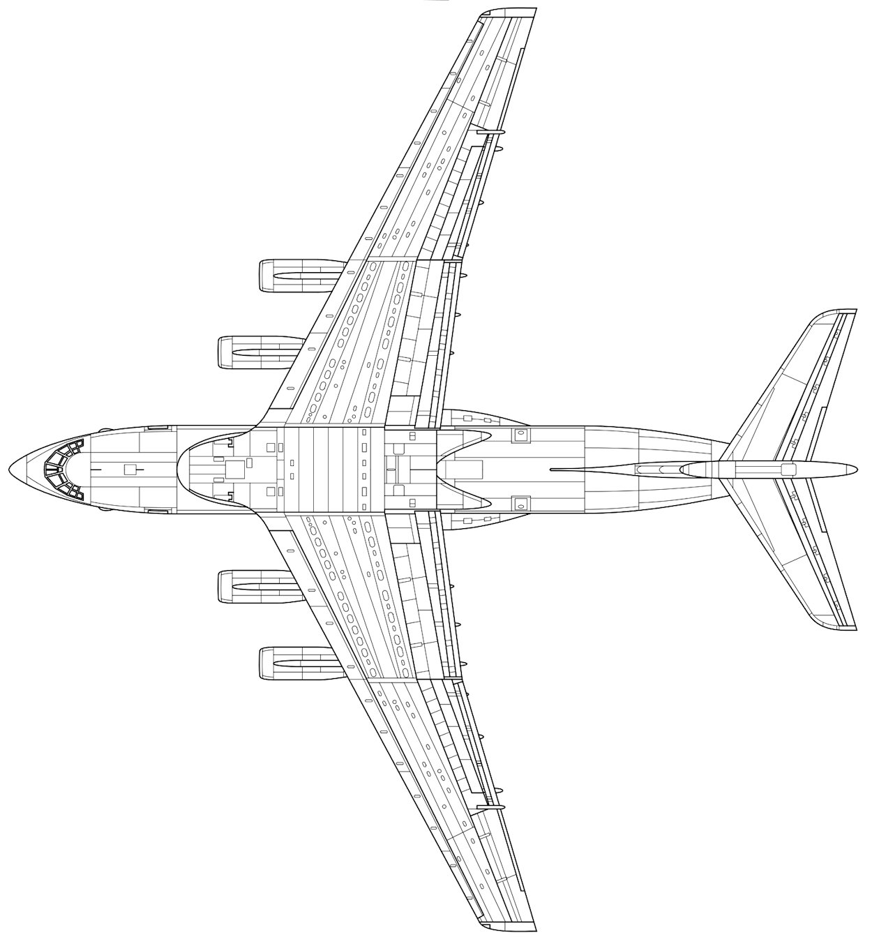 Ilyushin Il-76 - Skizze