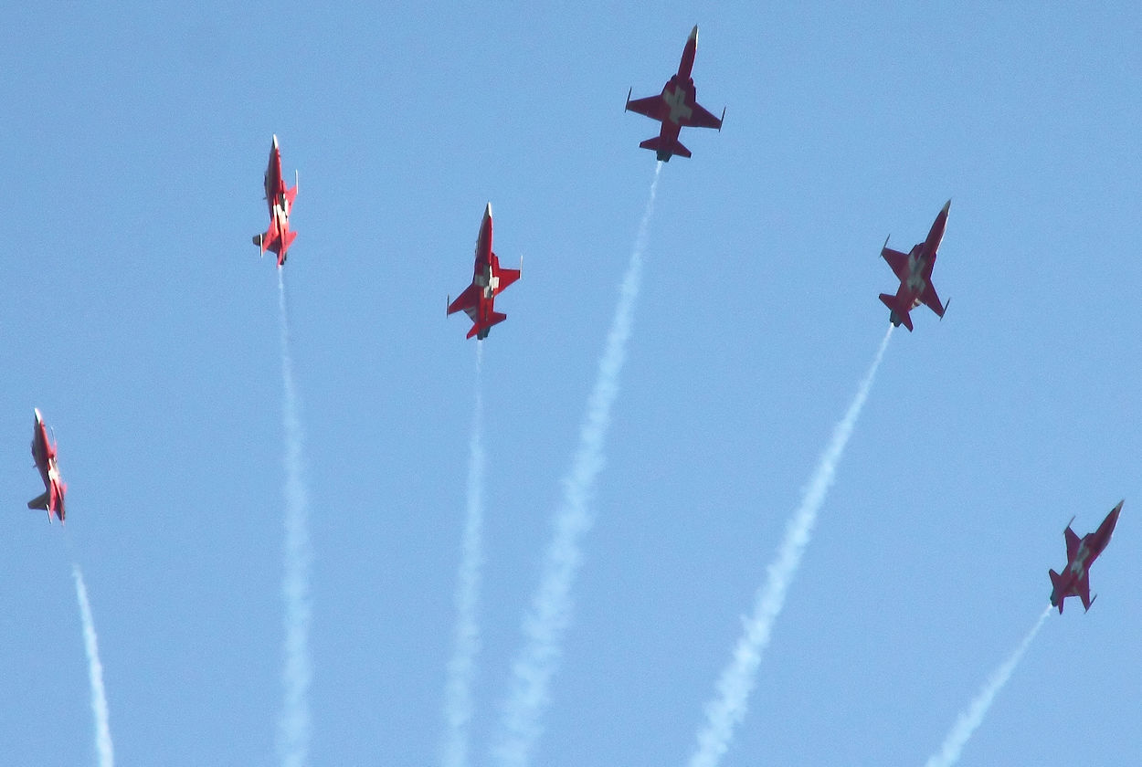 Northrop F-5E Tiger II - Abschluss der Flugshow