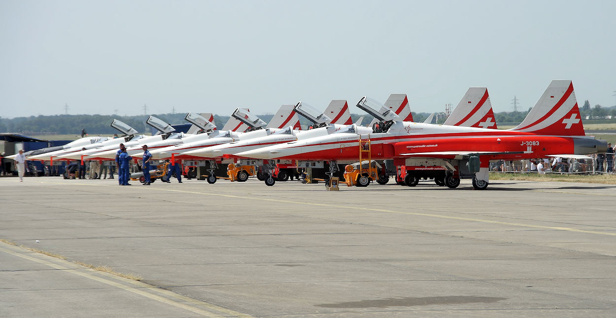 Northrop F-5E Tiger II -Abstellraum