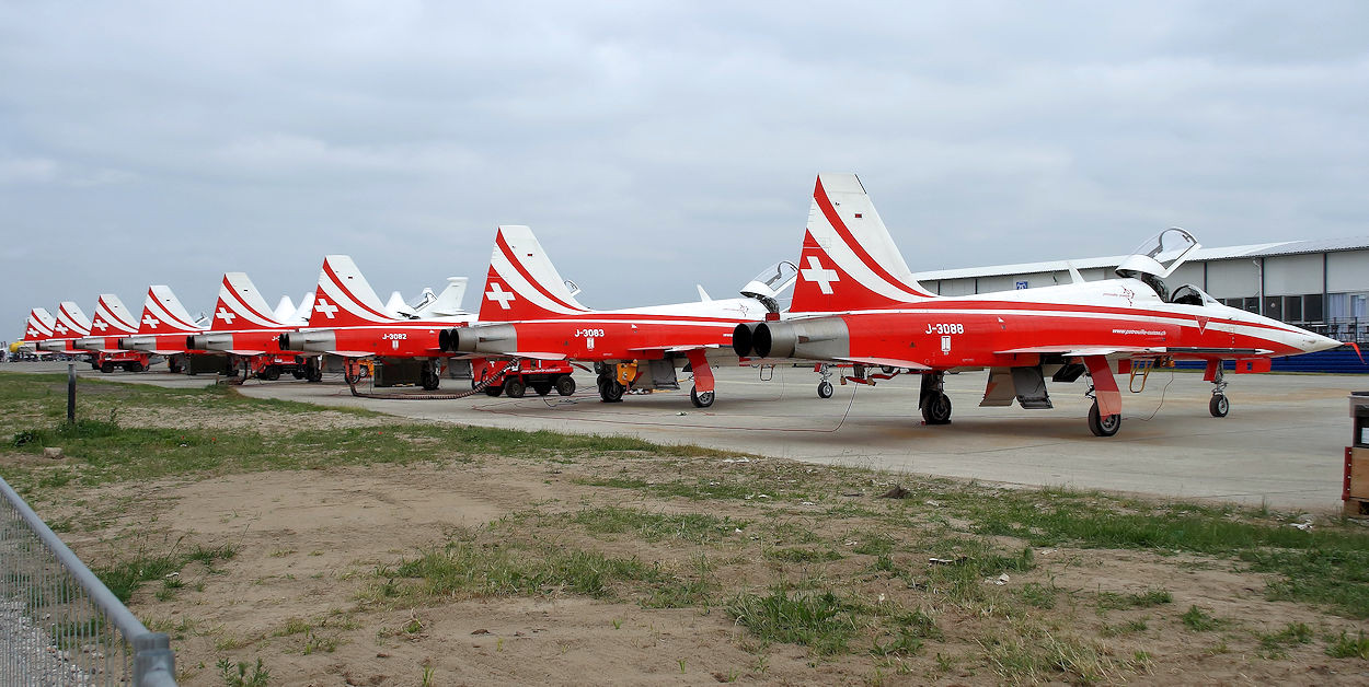 Northrop F-5E Tiger II - Abstellraum