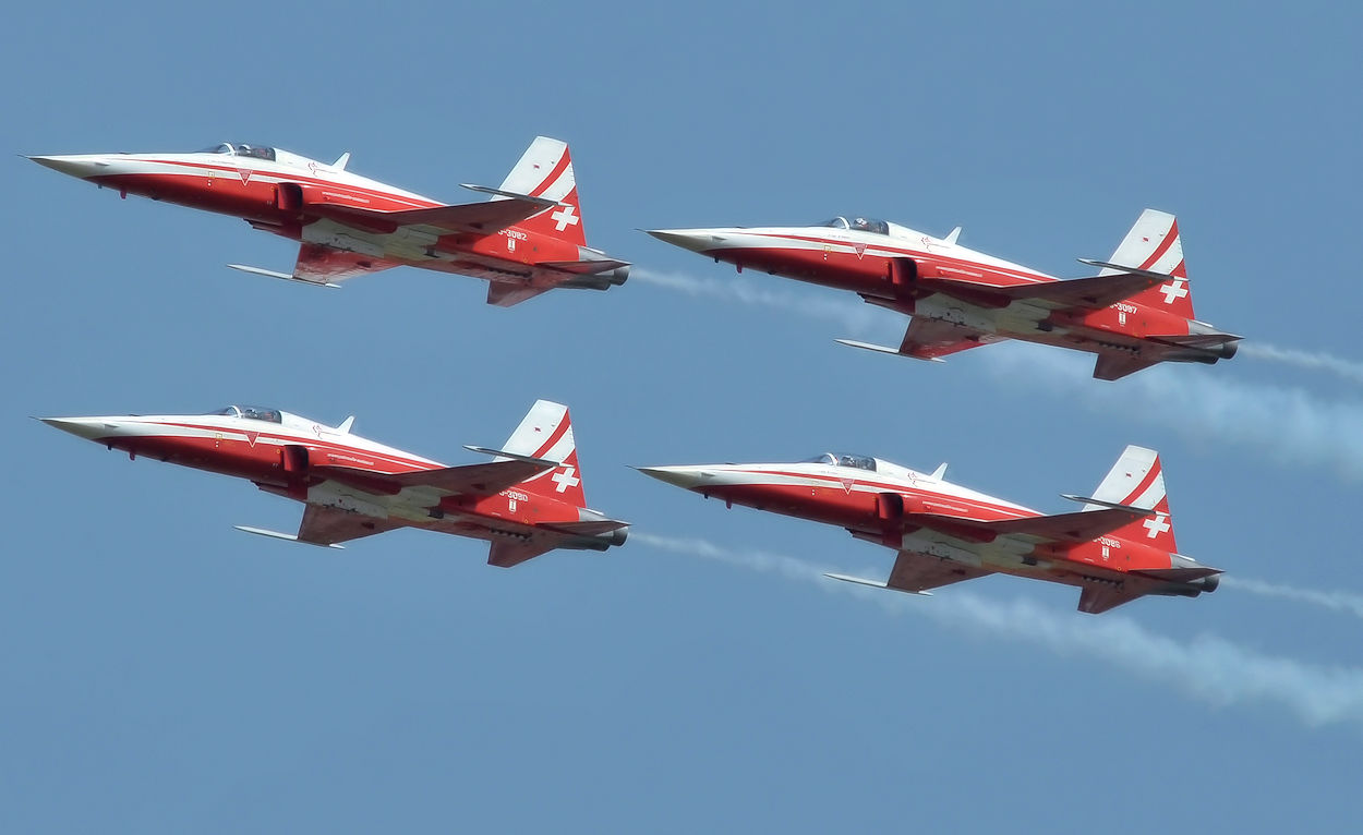 Northrop F-5E Tiger II -Überflug