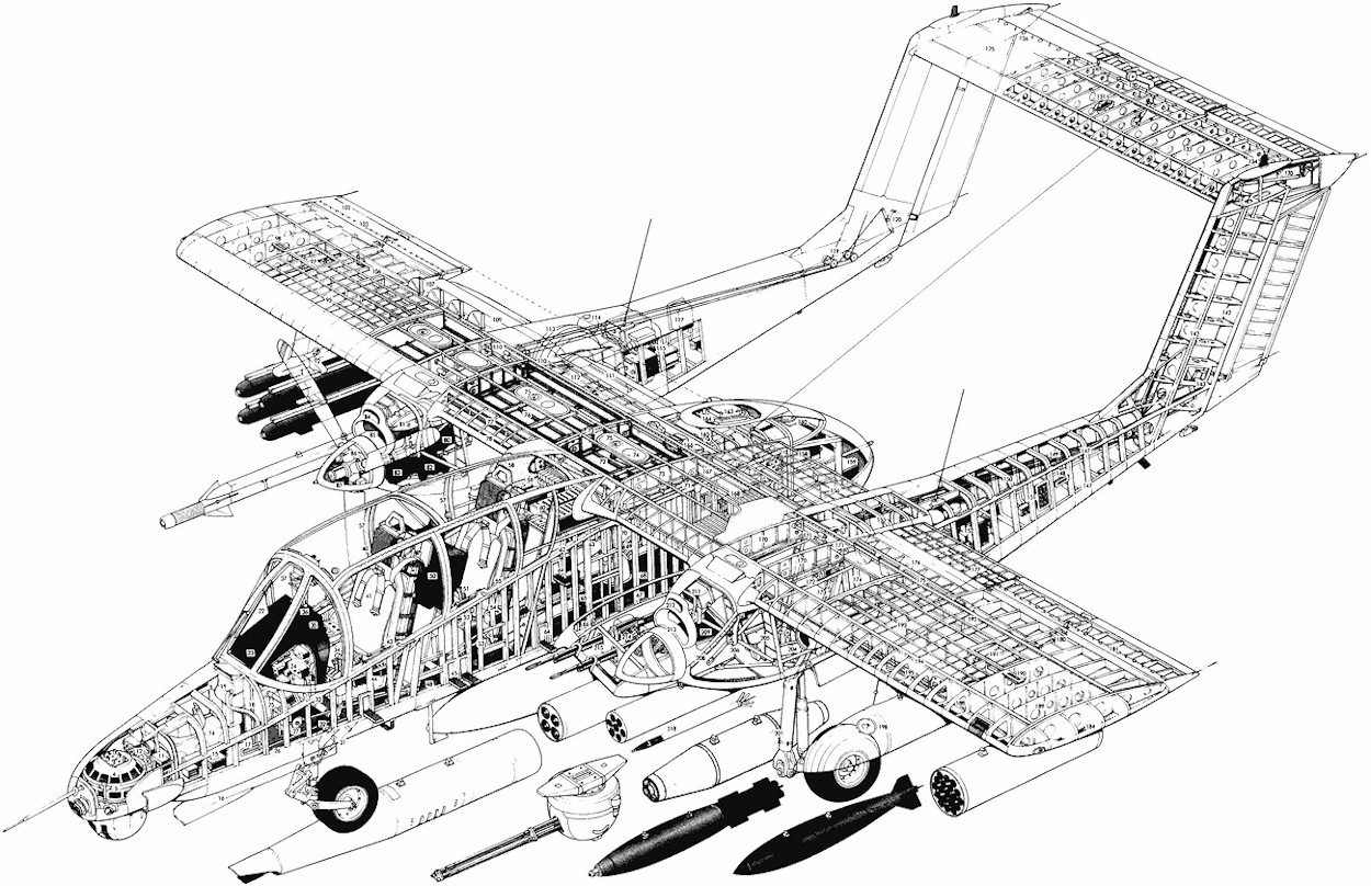 Rockwell OV-10 Bronco - Grafik