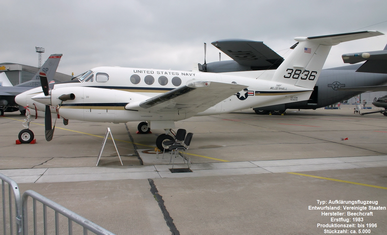 Beech C-12 Huron - Militärflugzeug