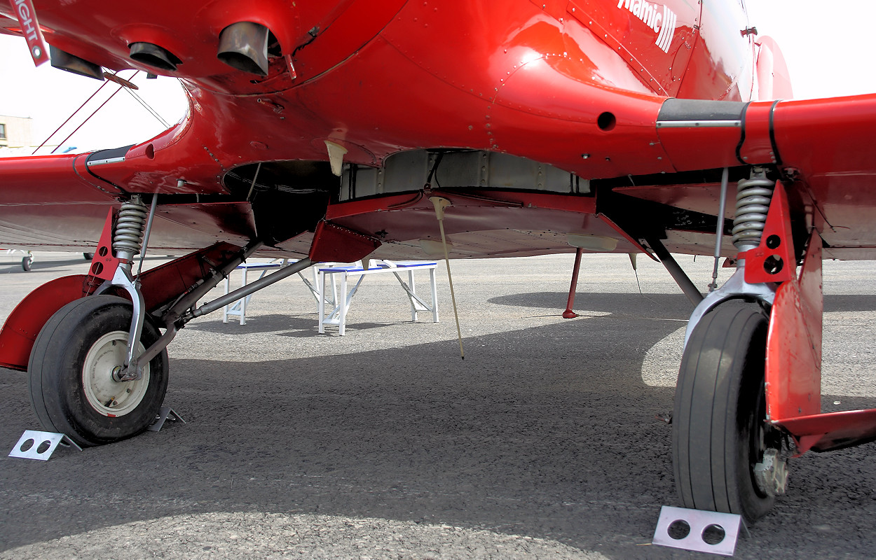 Beechcraft Model 17 Staggerwing - Fahrwerk