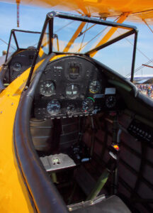 Boeing Stearman PT-17 Kaydet - Cockpit hinten