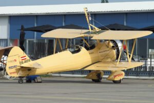 Boeing Stearman PT 17 E-75 N - Heckansicht
