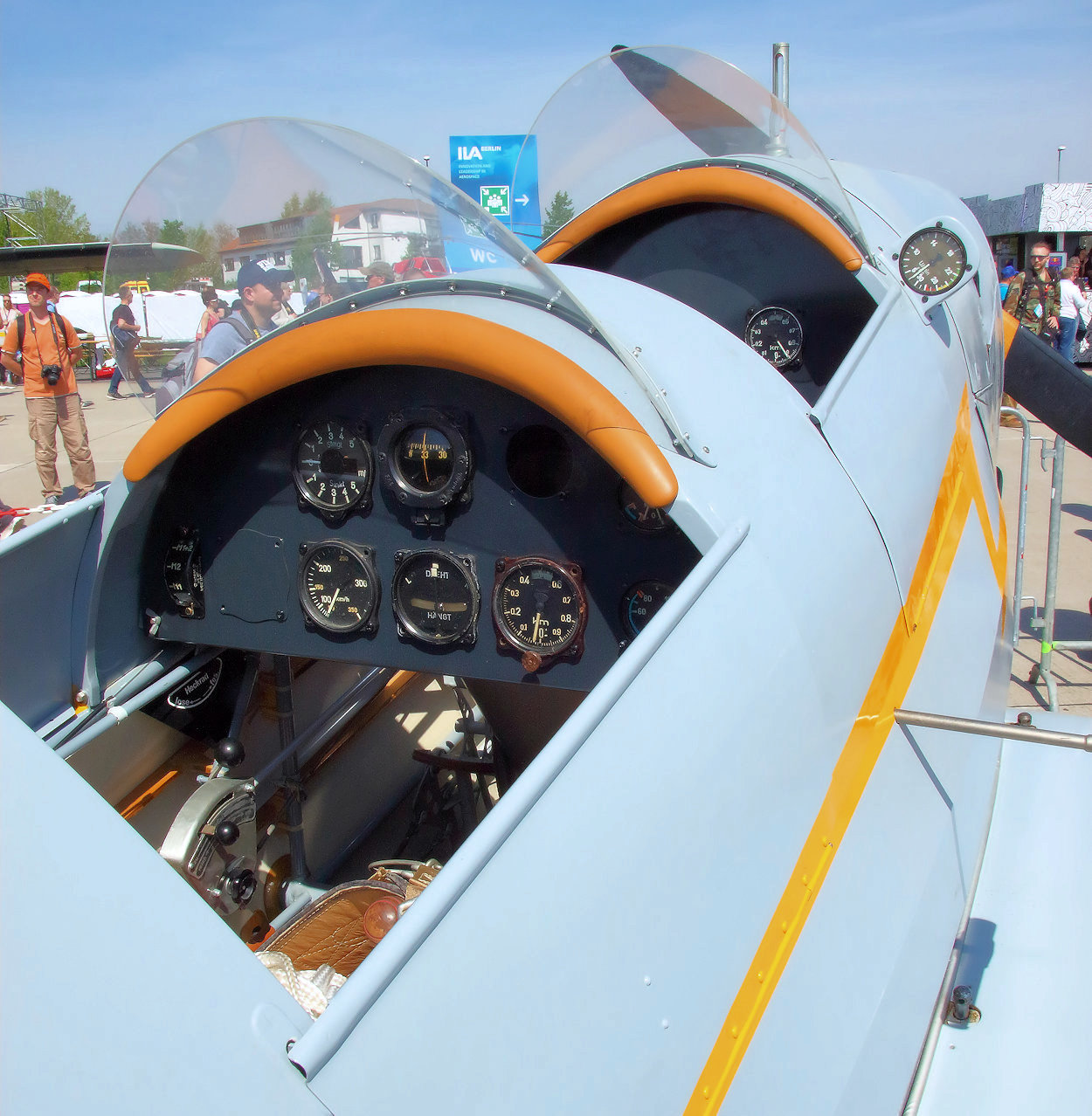 Bücker 180 Student - Cockpit