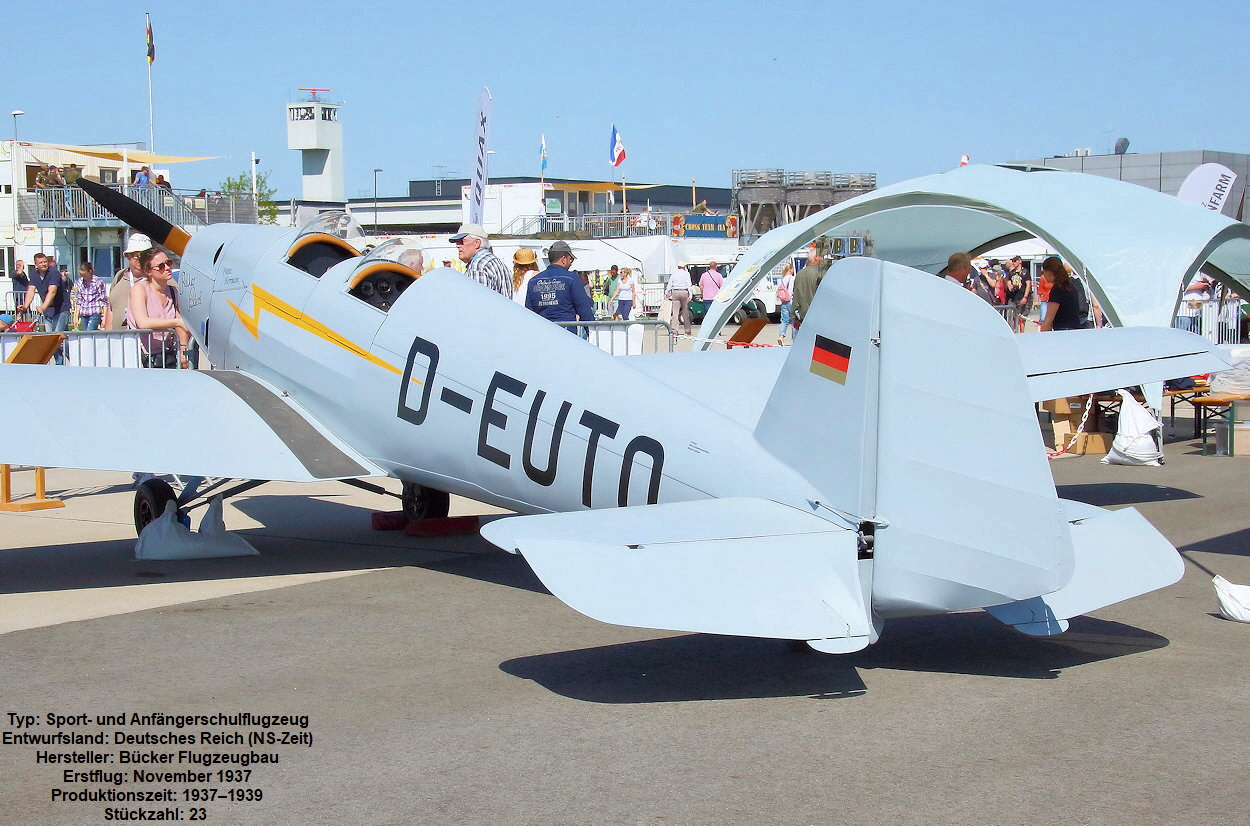 Bücker 180 Student - Leitwerk