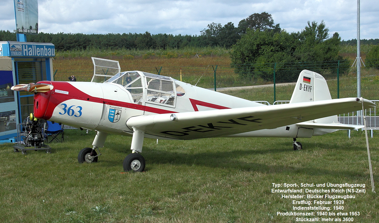 Bücker Bü 181 Bestmann - Reiseflugzeug