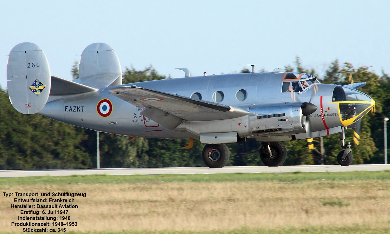 Dassault MD-311 Flamant - Militärflugzeug