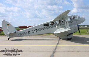 De Havilland DH 89 - Rollbahn