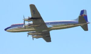 Douglas DC-6 Flugansicht
