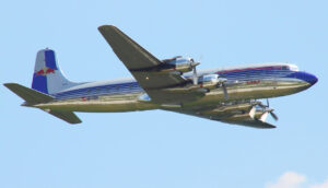 Douglas DC-6 - Flugansicht