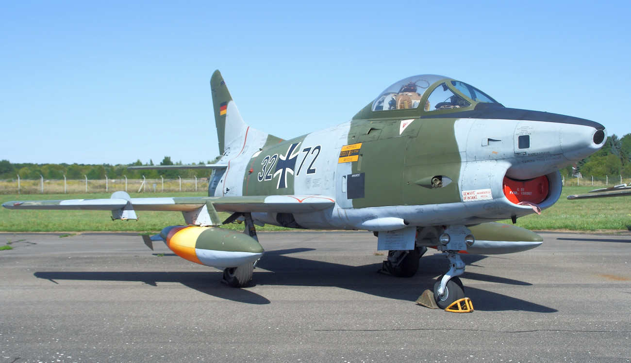 Fiat G-91 R3 Gina - Bundewehrkennung 32+72