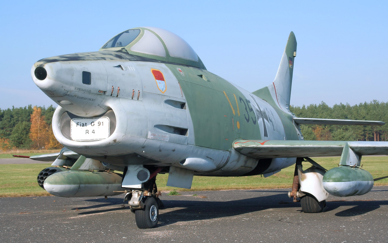 Fiat G 91 R4 - Exportversion der Fiat G-91 R3