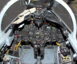 Fiat G-91 T3 Gina - vorderes Cockpit