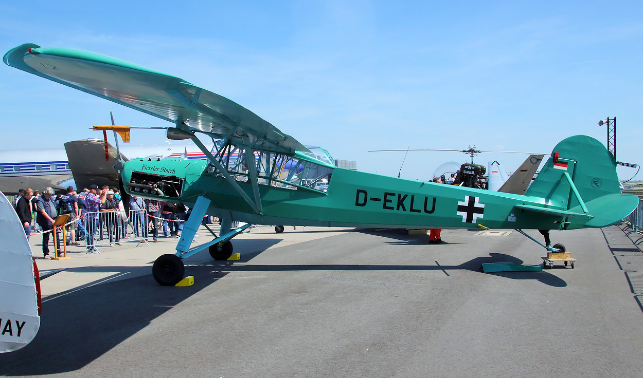 Fieseler Fi 156 Storch - Seitenansicht