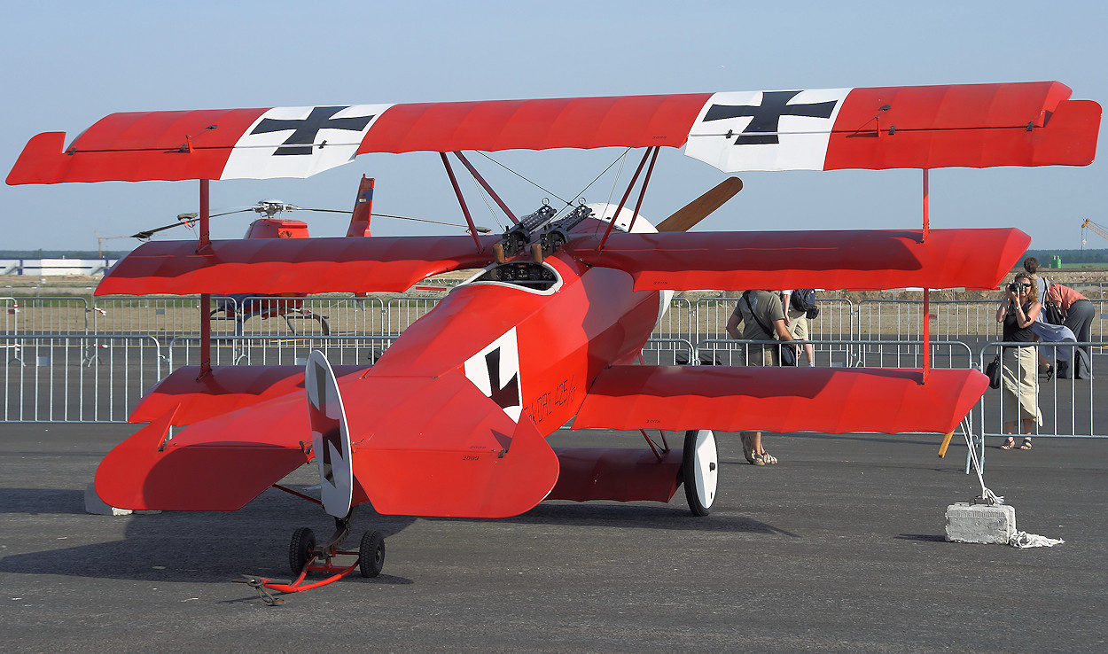 Fokker DR 1 - Heckansicht