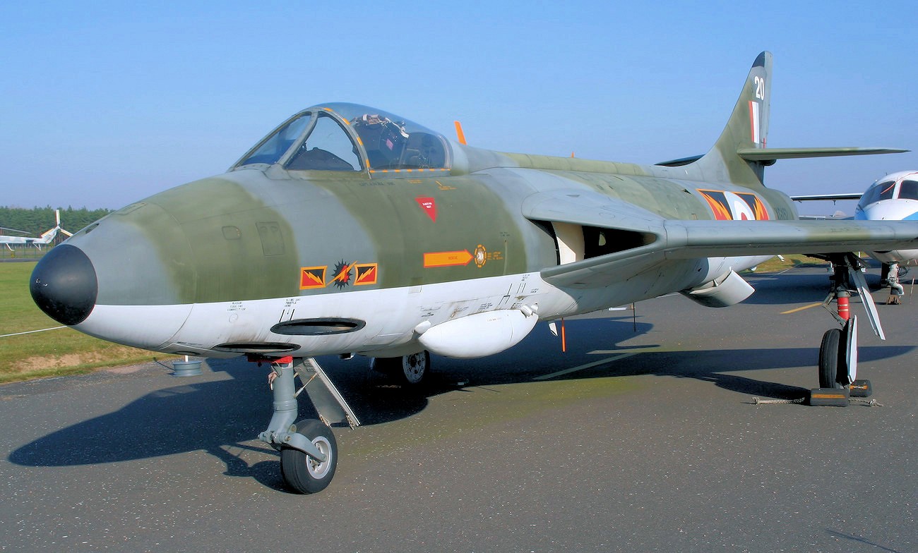 Hawker Hunter - Kampfflugzeug der Royal Air Force