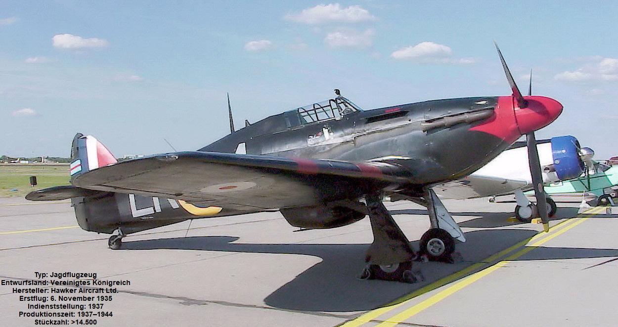 Hawker Hurricane - Jagdflugzeug