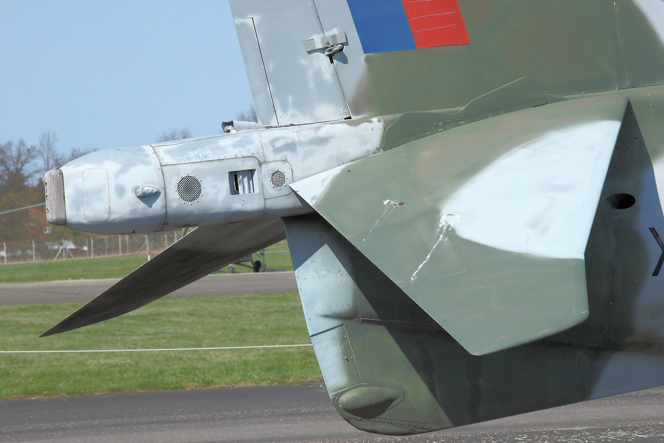 Hawker Siddeley Harrier - Heck-Steuerdüse