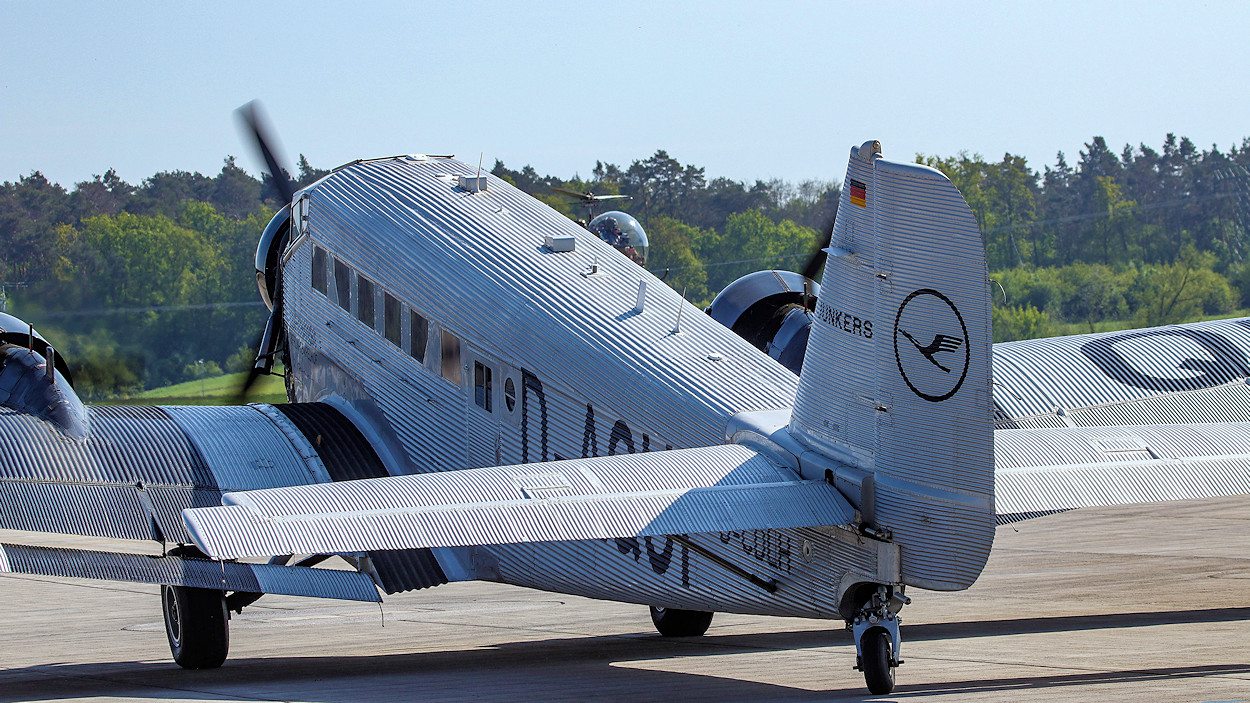 Junkers Ju 52/3m - von hinten