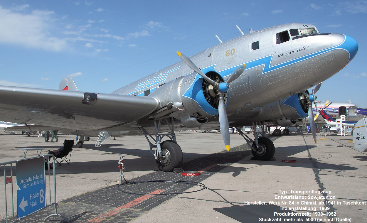 Lissunow Li-2 - russische Lizenzversion der Douglas DC-3