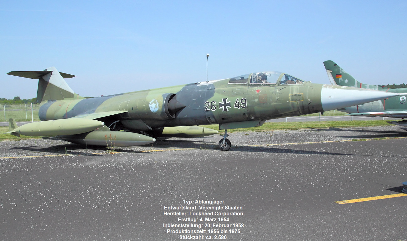 Lockheed F-104 G Starfighter - Abfangjäger