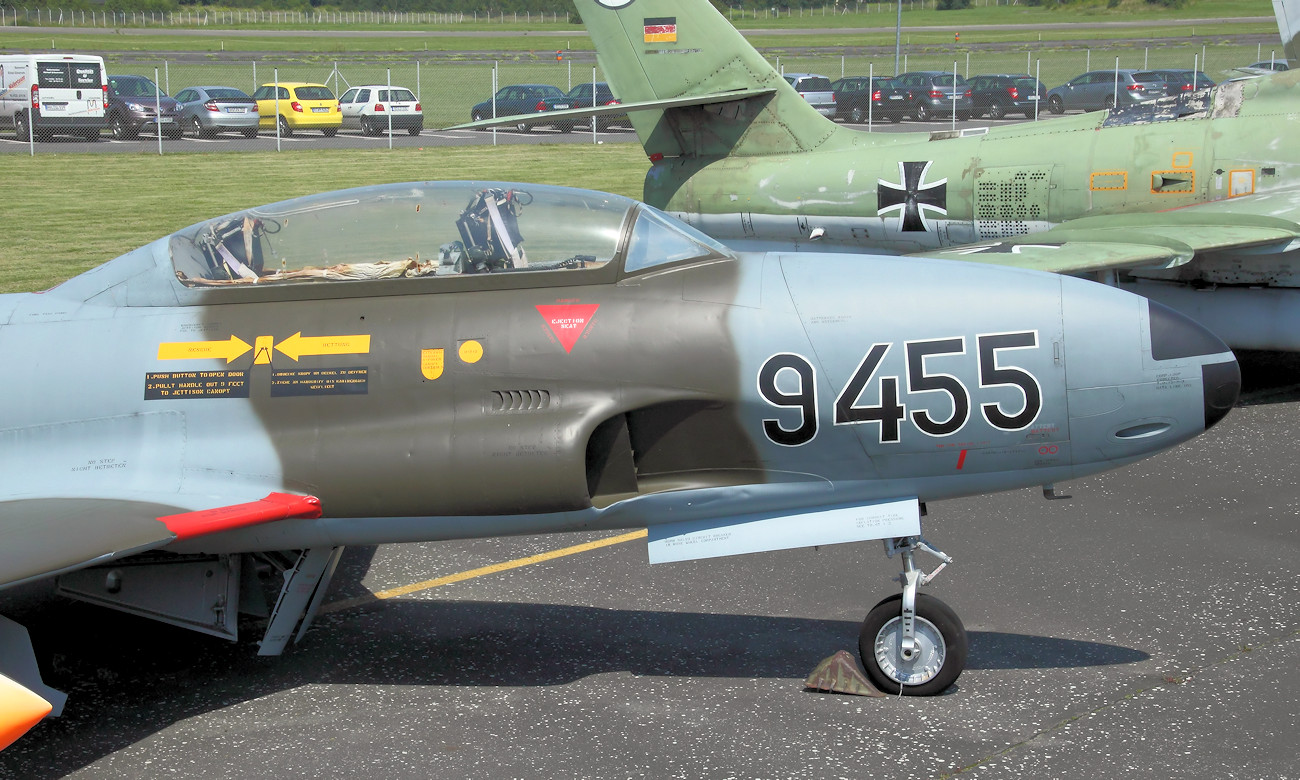 Lockheed T-33 T-Bird - Cockpitansicht