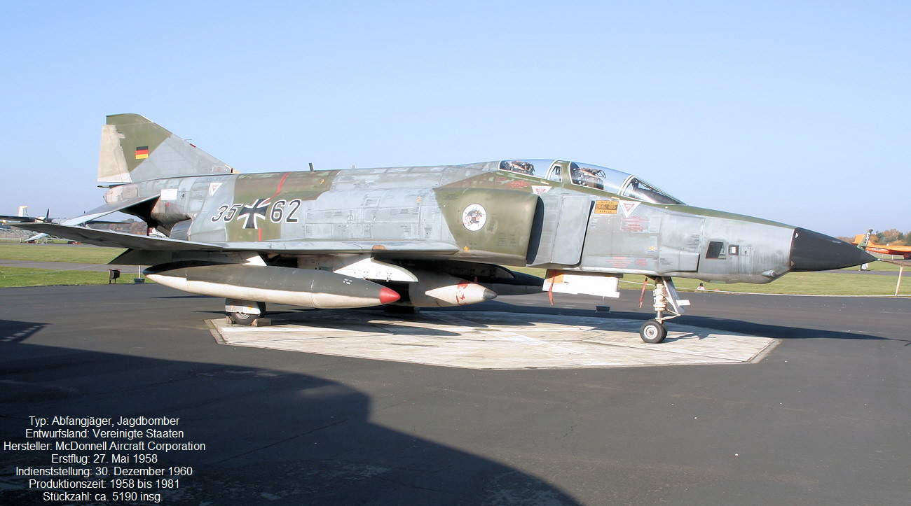 McDonnell Douglas RF-4E Phantom II - Aufklärer-Version des Flugzeugs