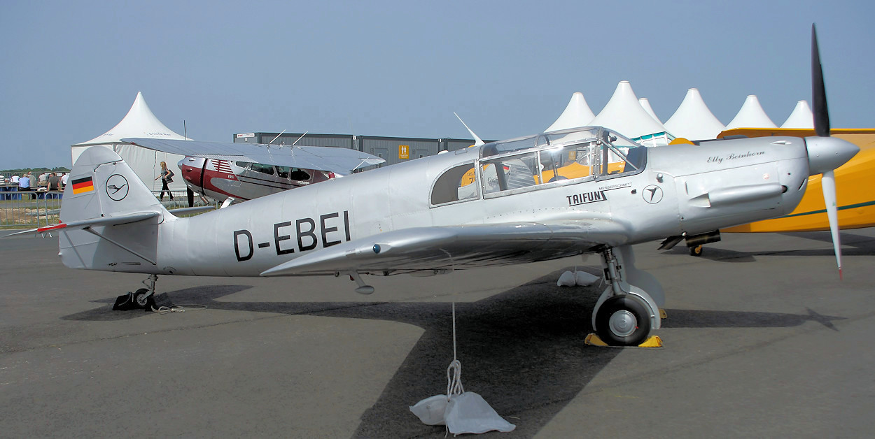 Messerschmitt Bf-108 Taifun - Elly Beinhorn flog 1936 an einem Tag von Damaskus nach Berlin