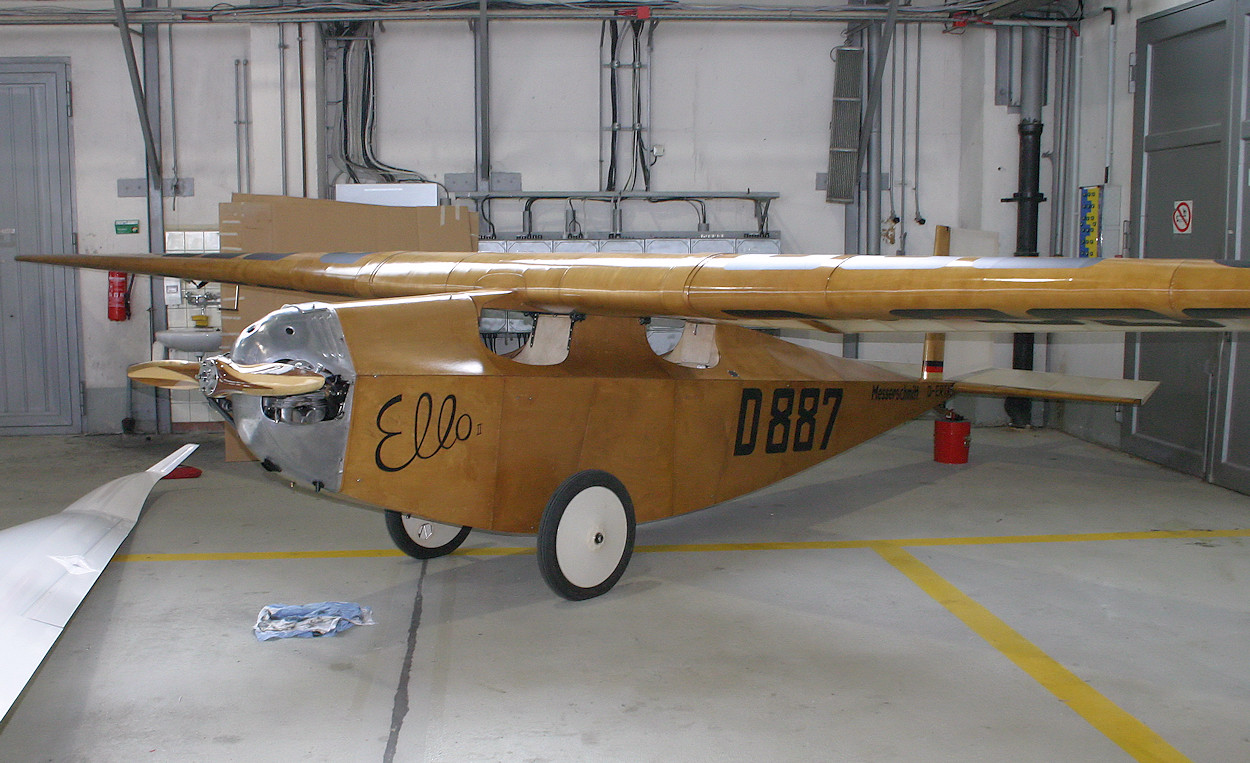 Messerschmitt M 17 - Das Flugzeug wurde 1925 aus Holz baut