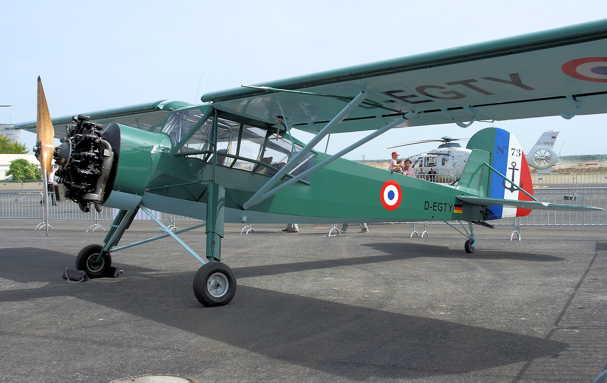 Morane Saulnier MS 505 - französischer Lizenzbau der deutschen Fieseler Fi 156 Storch mit Sternmotor