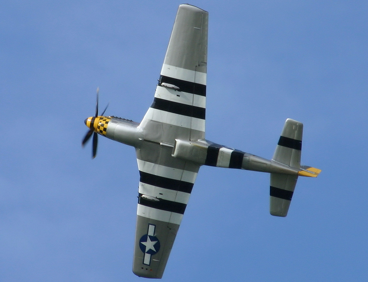 North American P-51 - Flug