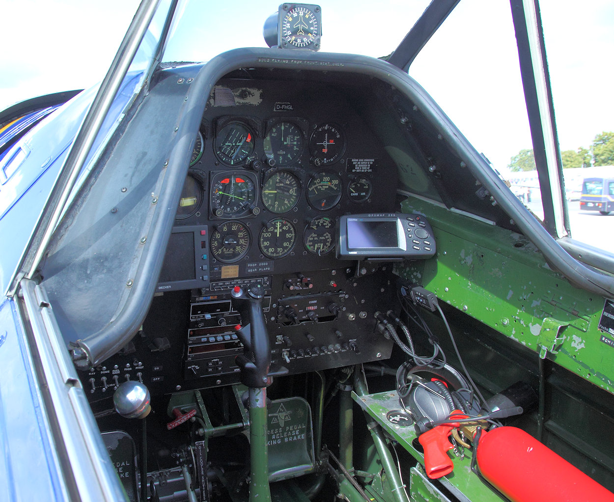 North American T6 Texan - Cockpitansicht