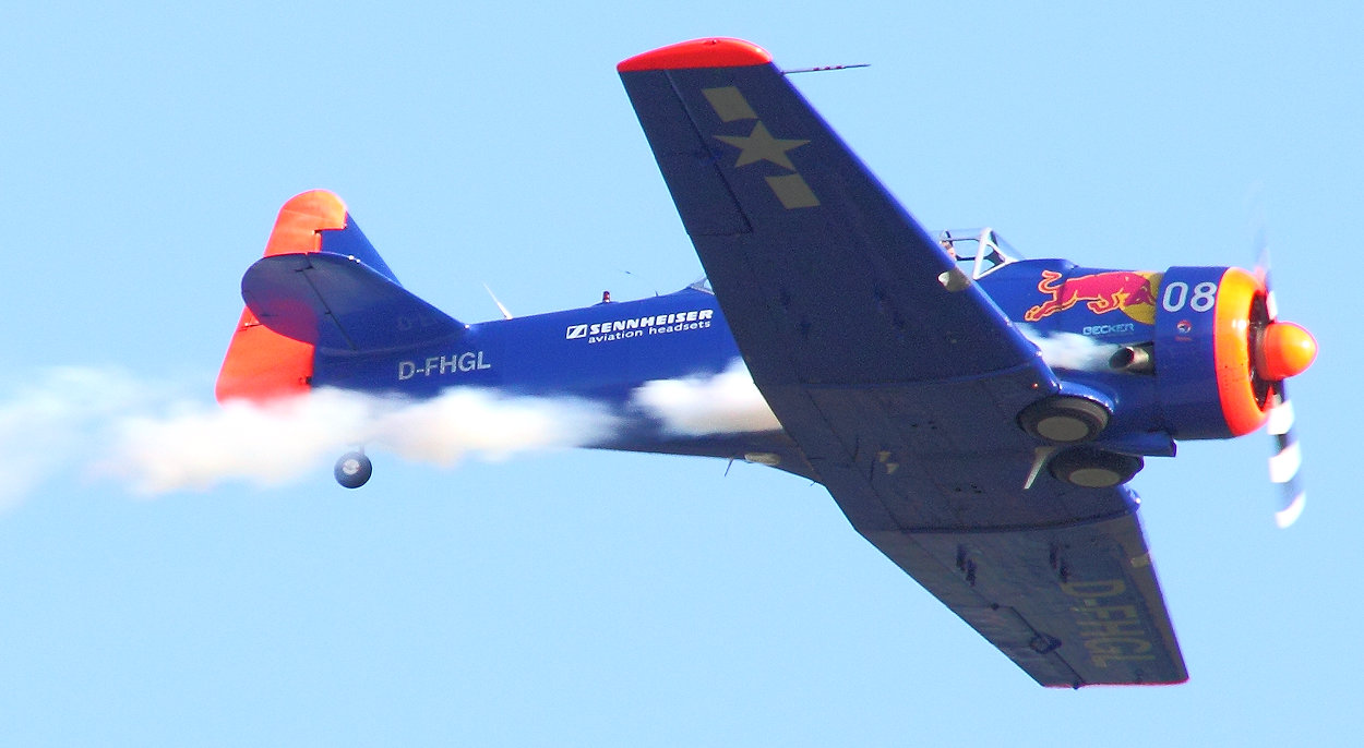 North American T6 Texan - Flugansicht