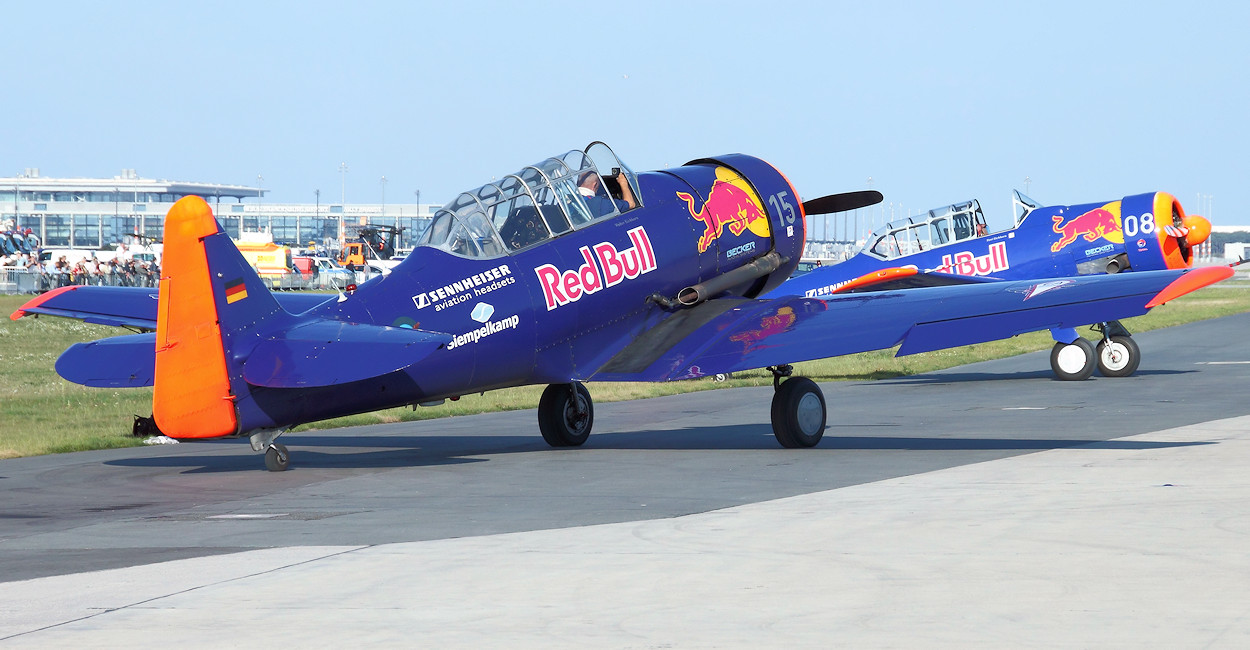 North American T-6 Texan - Heckansicht