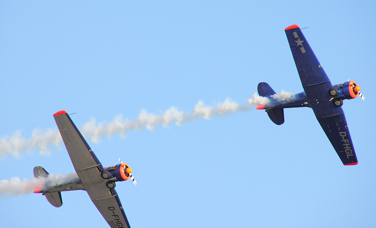 North American T-6 Texan - Kunstflugansicht