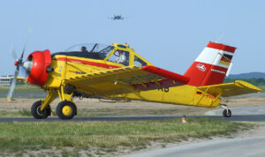 PZL 106 A Kruk - Agrarflugzeug mit Sprühvorrichtung der ehemaligen DDR