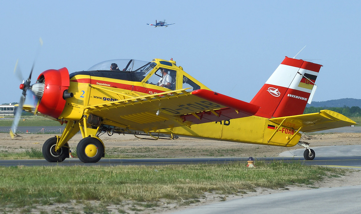 PZL 106 A Kruk - Agrarflugzeug mit Sprühvorrichtung der ehemaligen DDR