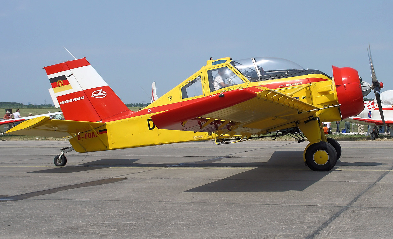 PZL 106 A Kruk - Agrarflugzeug mit Sprühvorrichtung der DDR