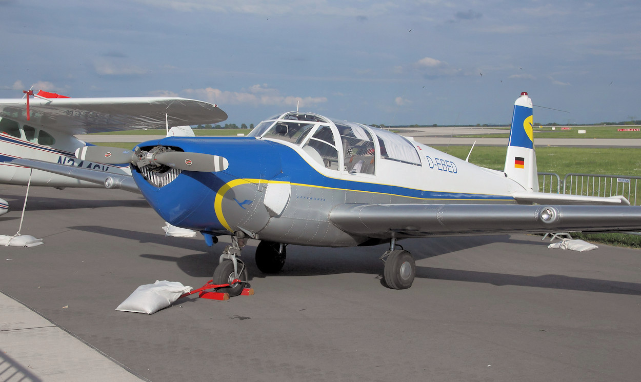 Saab Safir 91 - Traditionsflugzeug der Lufthansa zur Ausbildung von Piloten