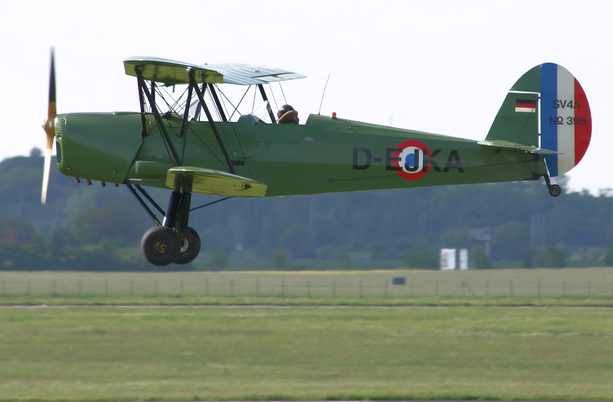 Stampe SV 4A - D-EJKA - Flugansicht