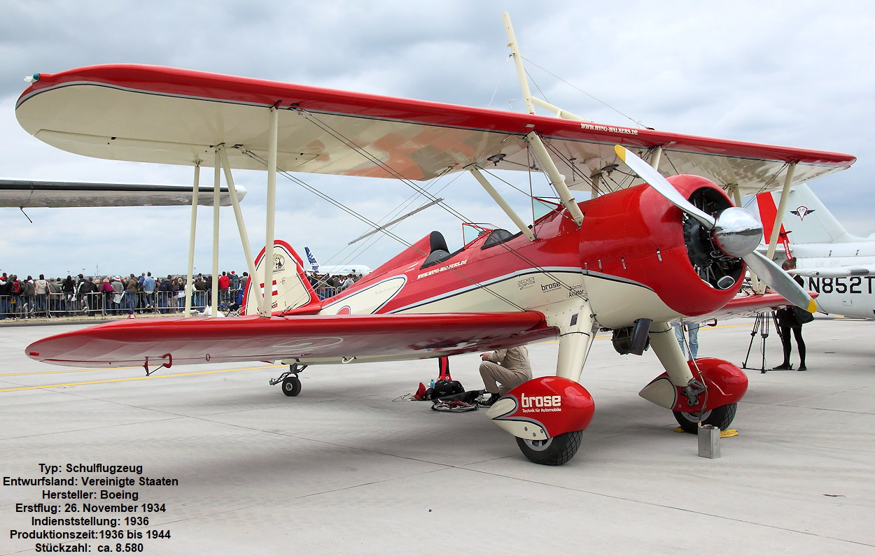 Stearman PT 17 - Luftfahrtausstellung