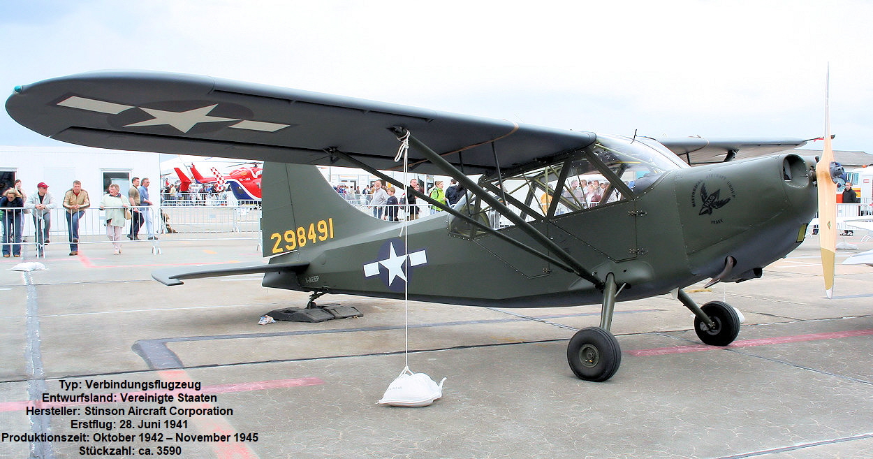 Stinson L5 Sentinel - Aufklärungsflugzeug